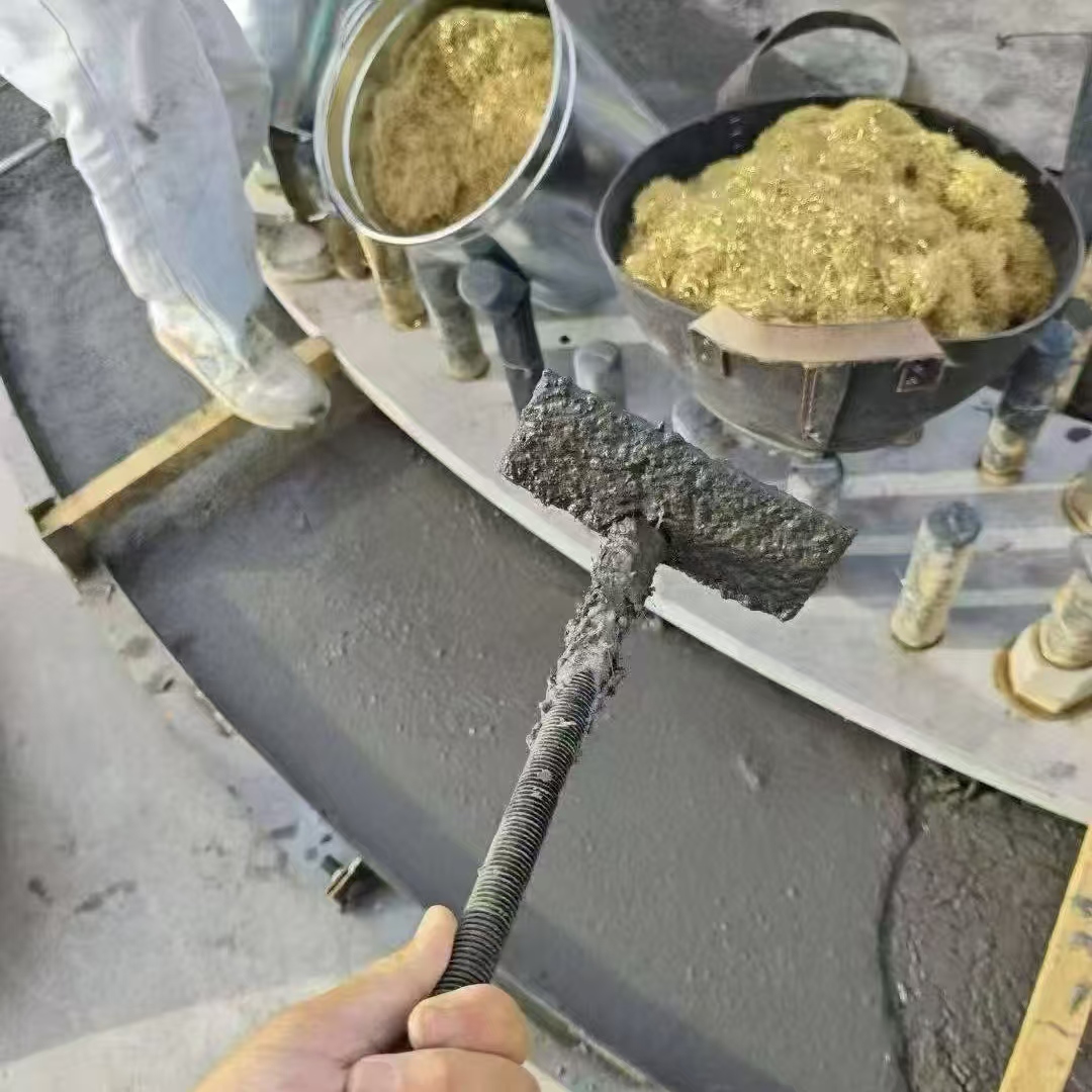 桂东C120钢纤维高强无收灌浆料 轧机压缩机汽轮机发电机锻压设备底座灌浆材料